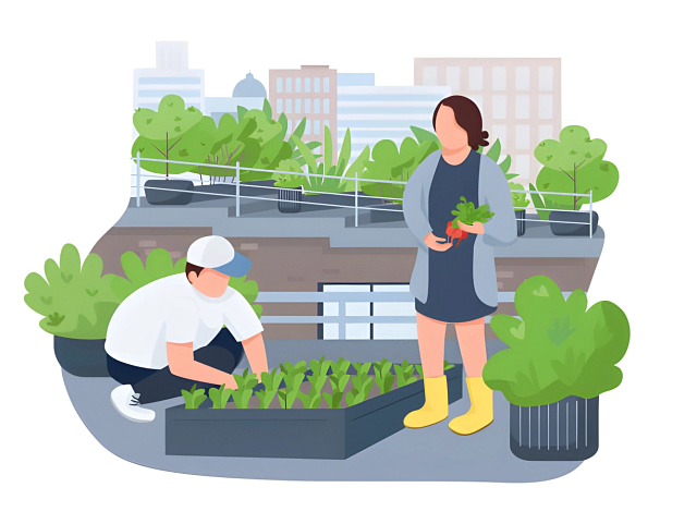 urban agriculture urban farming terrace gardening